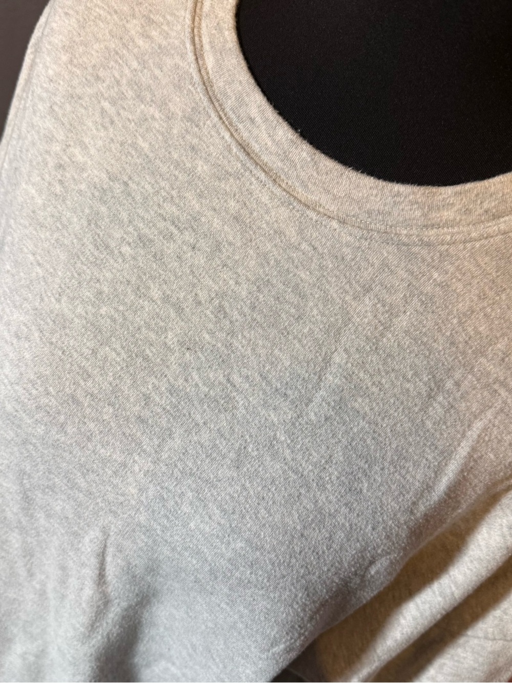 J. Crew Heathered Light Gray Crewneck Sweater - Picture 2 of 6